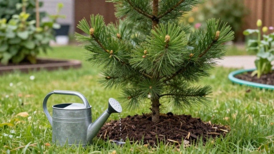 Jak podlewać i pielęgnować młodą sosnę?