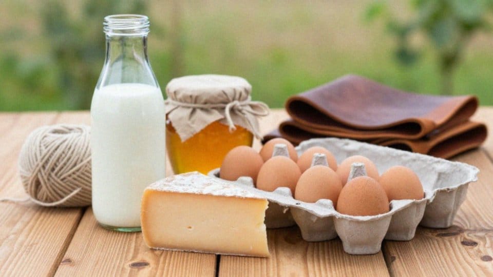 Jakie produkty daje hodowla zwierząt?