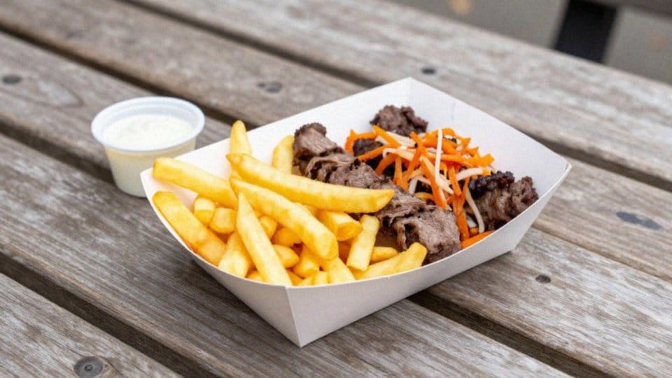 Ile kalorii ma kebab box z frytkami?