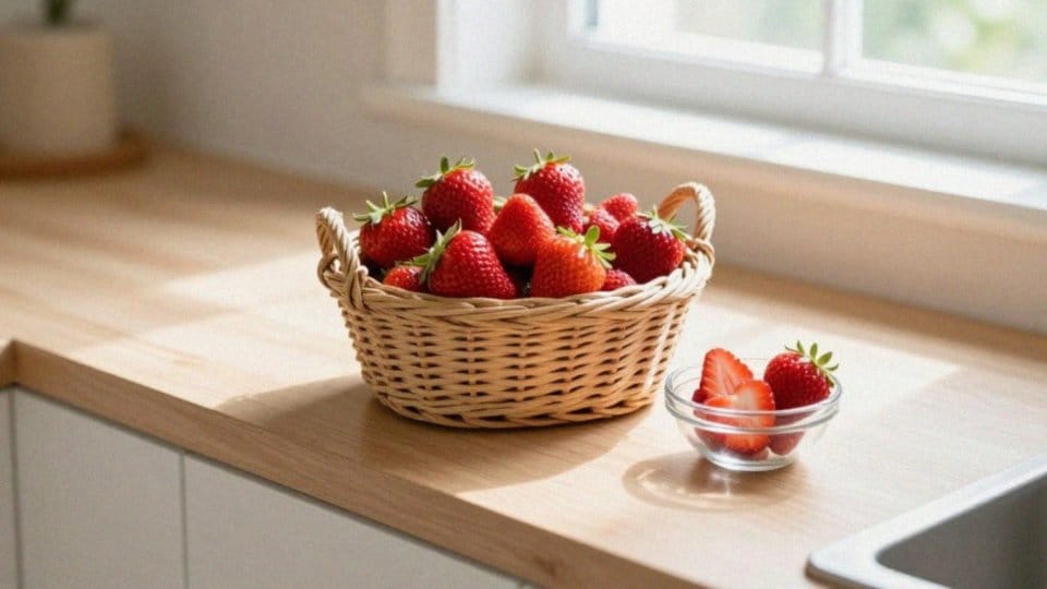 Ile kalorii mają typowe porcje truskawek?