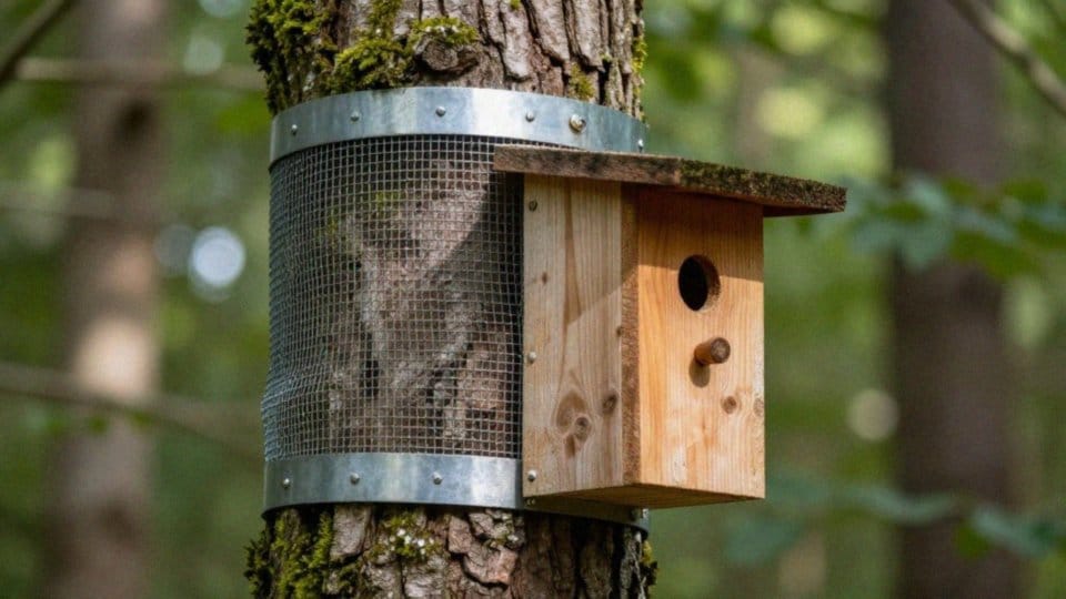 Jak montować metalowe osłony i siatki na budkach lęgowych?