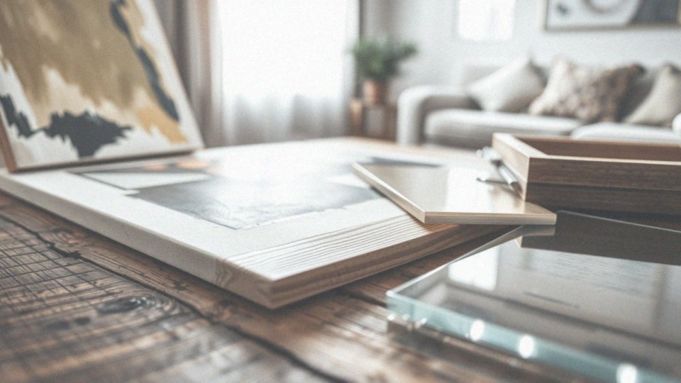 Jakie materiały są idealne dla obrazów do salonu?
