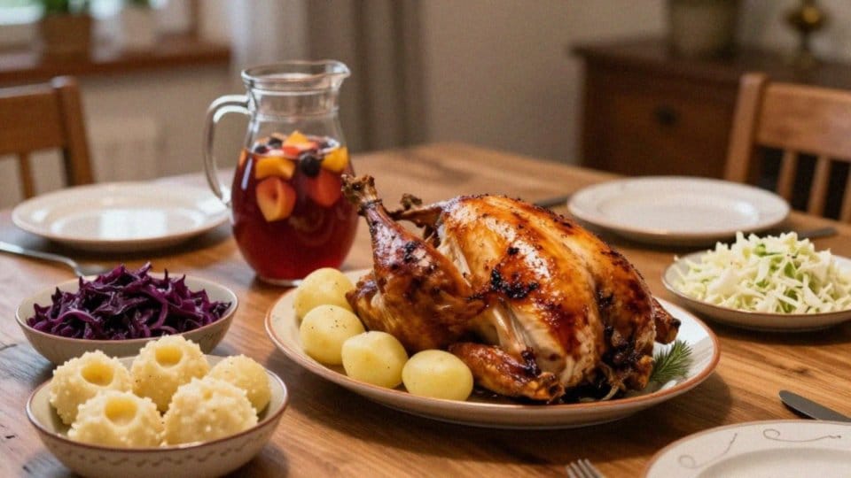 Z czym podawać śląskiego pieczonego kurczaka?