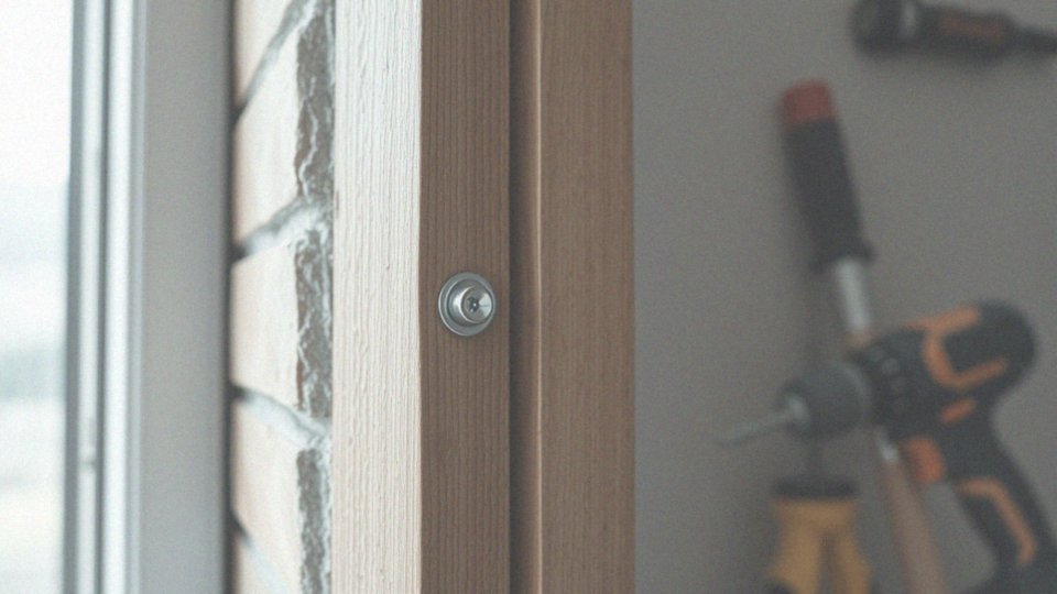 Jak umieścić kotwy montażowe dla stabilności drzwi?