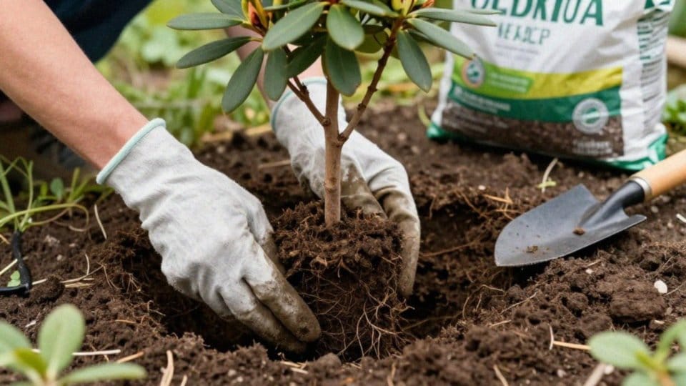 Na jaką głębokość sadzić rododendrony?