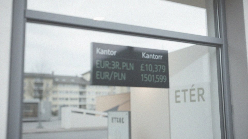 Dlaczego kurs EUR/PLN może różnić się od kursów kantorowych?