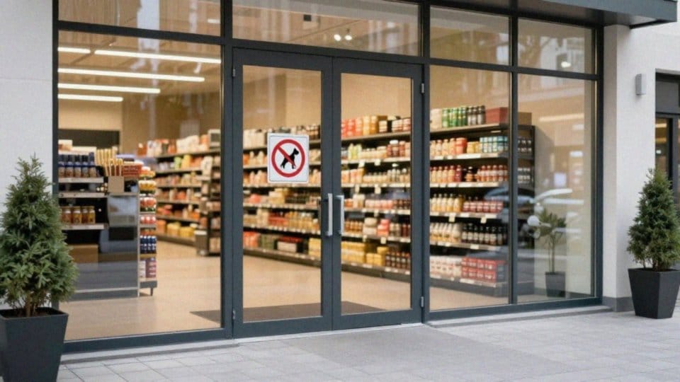 Kiedy właściciel sklepu może zakazać psów?