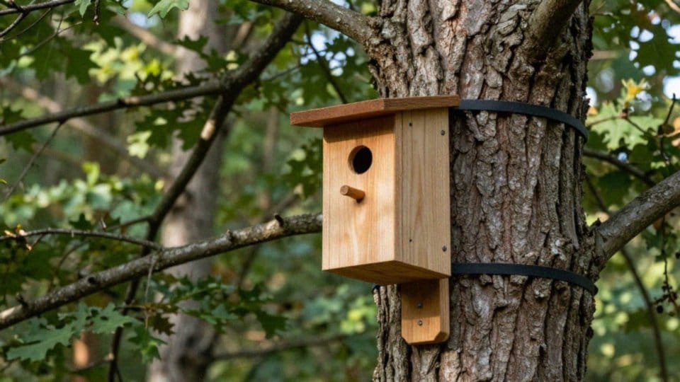 Jak solidnie zamocować budkę na drzewie lub ścianie?