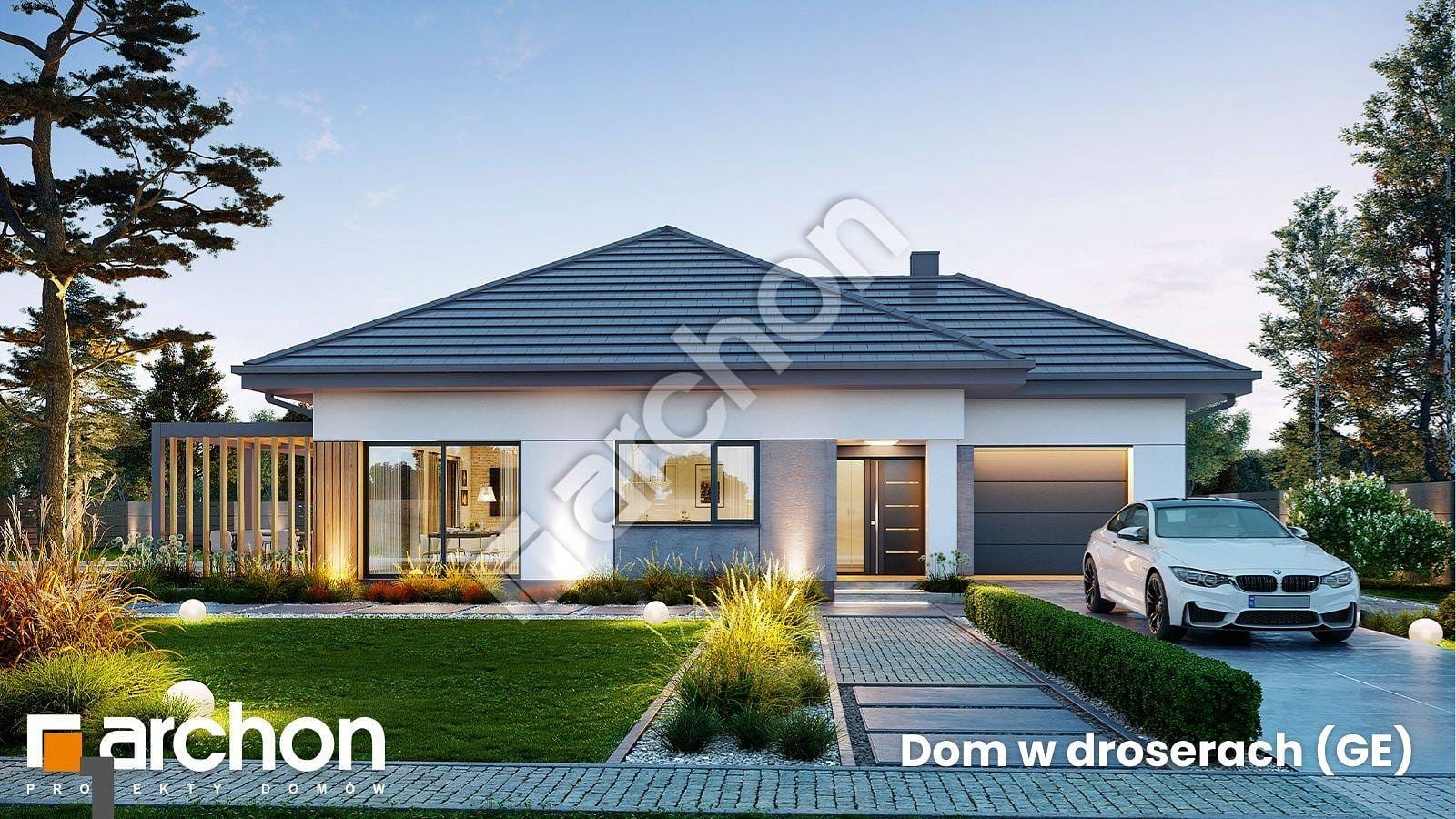 Dom w droserach (GE) – funkcjonalna parterówka z garażem, idealna dla nowoczesnej rodziny