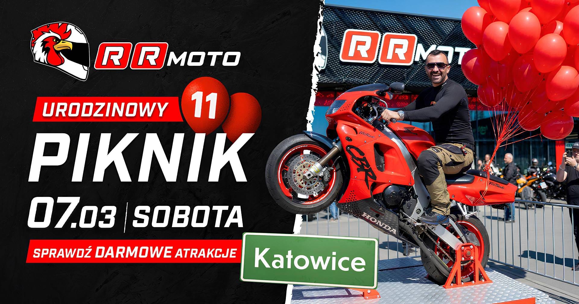 Urodzinowy Motopiknik już w tę sobotę 7.03 w Katowicach! Świętuj 11 lat z RRmoto